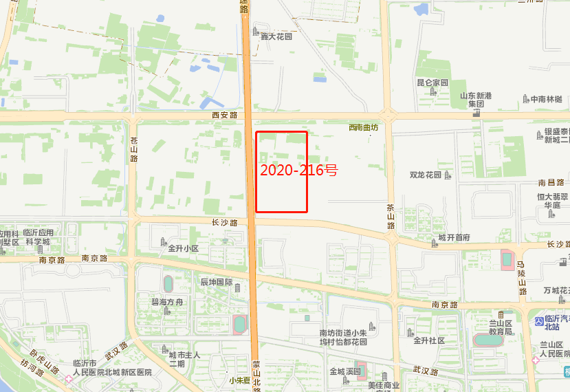 臨沂北城二期B32地塊案名定了，拿地價1389萬/畝