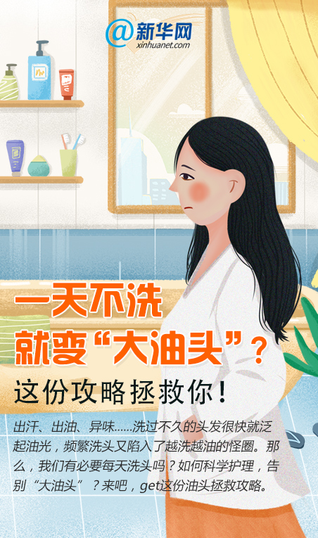 一天不洗就變“大油頭”？這份攻略拯救你