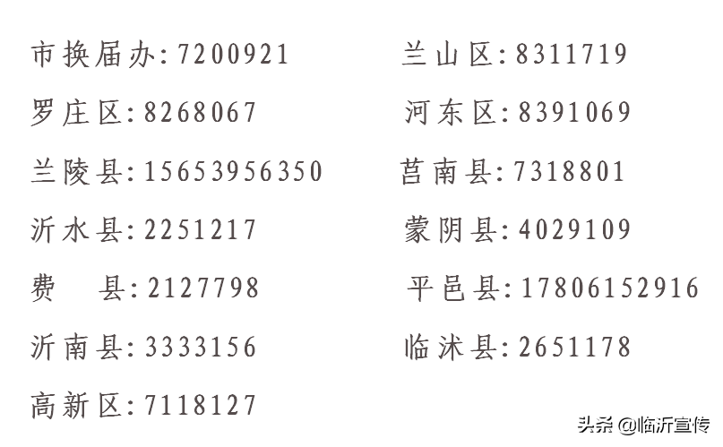 臨沂：嚴(yán)厲打擊破壞村（社區(qū)） “兩委”換屆選舉行為（附電話(huà)）