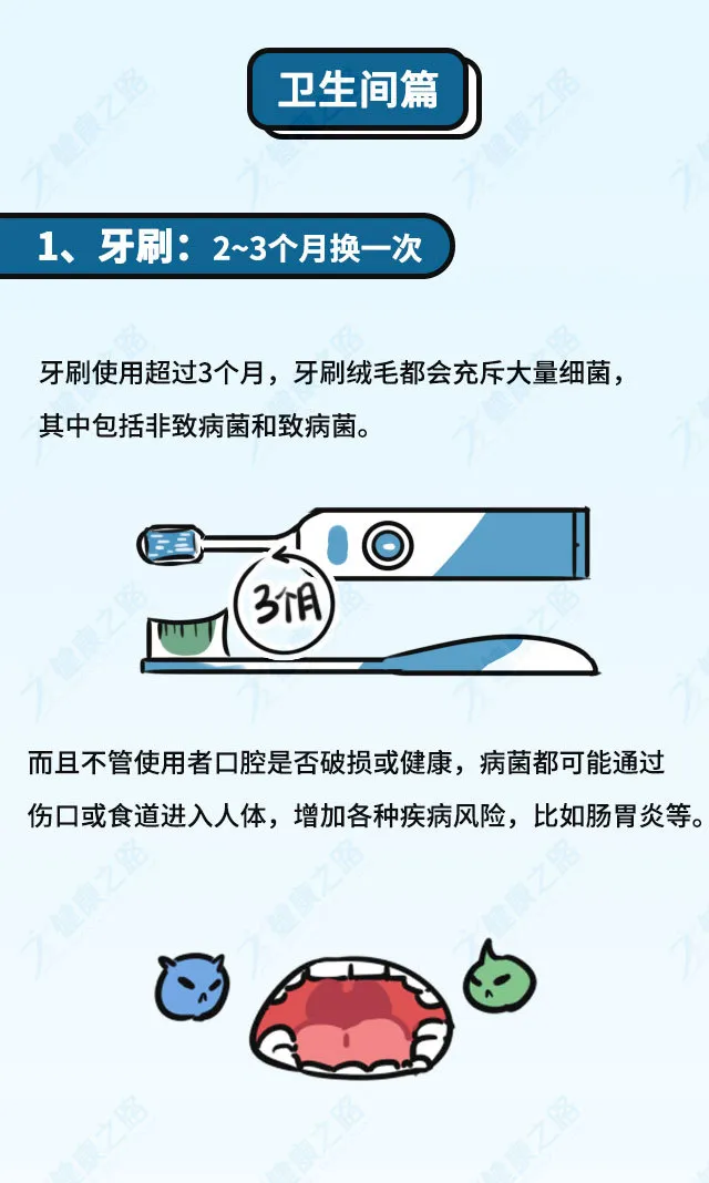 筷子、毛巾、枕頭...多久換一次？日用品“更換周期表”請查收