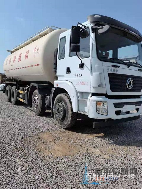 出售二手東風(fēng)散裝水泥罐車 300馬力國五前四后八