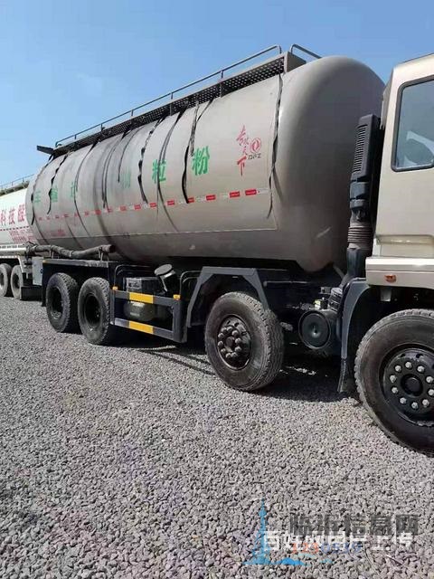 出售二手東風(fēng)散裝水泥罐車 300馬力國五前四后八