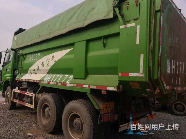 出售二手歐曼渣土車 350馬力 5.6米大箱 國五