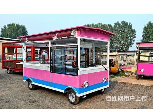 沂南快餐車房車移動(dòng)早餐車流動(dòng)推車擺攤小吃車
