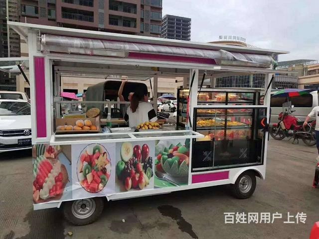沂南快餐車房車移動(dòng)早餐車流動(dòng)推車擺攤小吃車