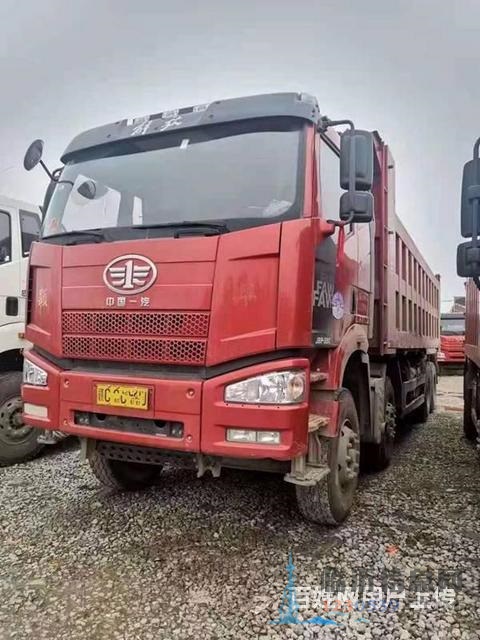 國五 解放J6 后八輪自卸車 390馬力帶全保