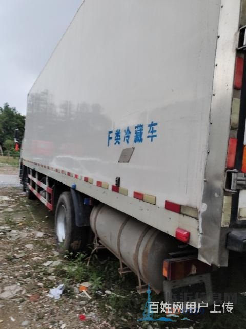天龍9.6貨箱前四后四獨(dú)立冷藏車 國5