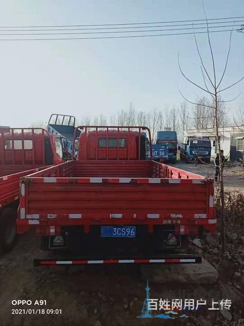 4.2米小藍牌二手重汽豪沃平板小貨車 精品國五