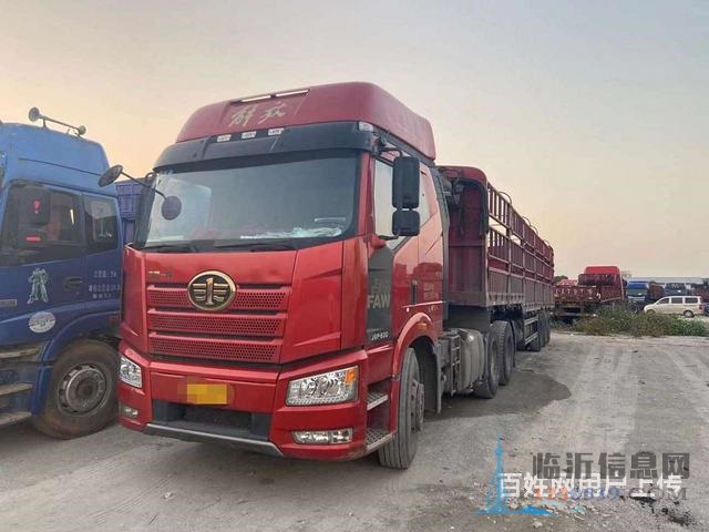 解放 天龍 汕德卡半掛車低價轉(zhuǎn)讓 可提檔 可按揭！