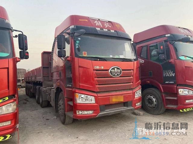解放 天龍 汕德卡半掛車低價轉(zhuǎn)讓 可提檔 可按揭！