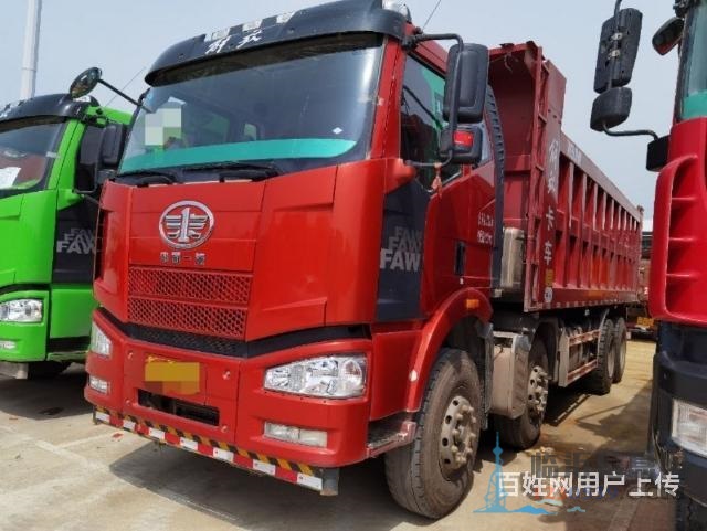 一汽解放后八輪自卸車 國四