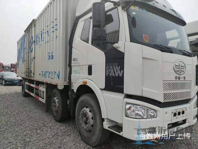前四后四二手解放9.6米箱貨車 280馬力 國五