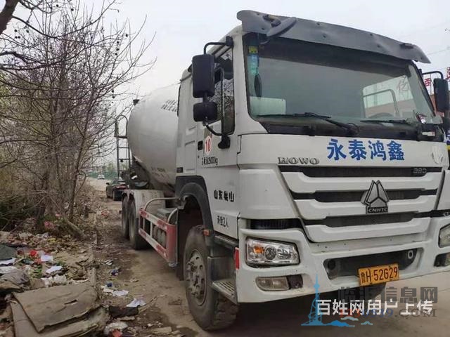 出售18年二手豪沃大14方攪拌車380馬力后八輪