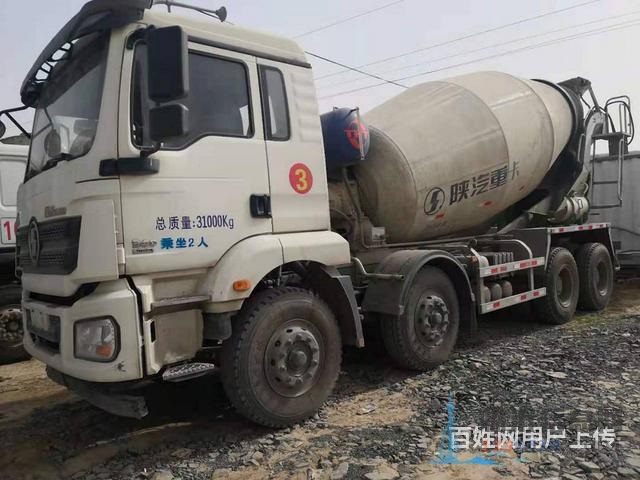 20年輕量化二手德龍攪拌車出售 340馬力大12方