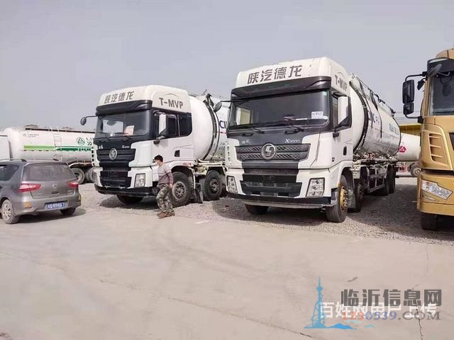 精品二手德龍散裝水泥罐車 375馬力，國(guó)五48方罐