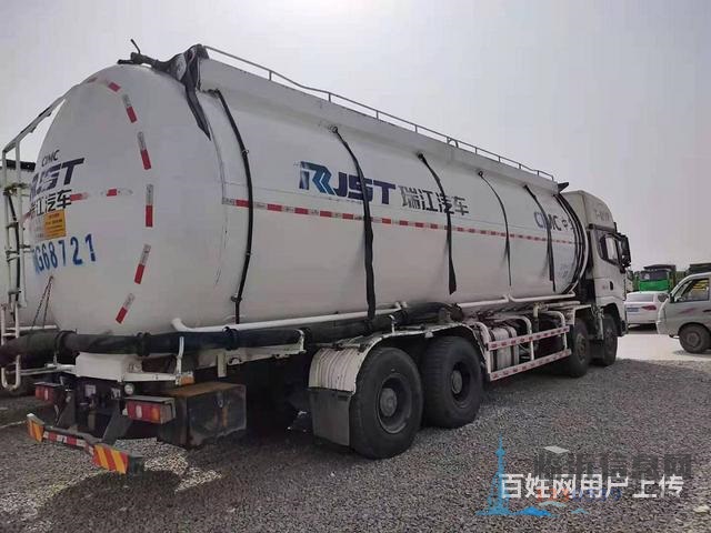 精品二手德龍散裝水泥罐車 375馬力，國(guó)五48方罐