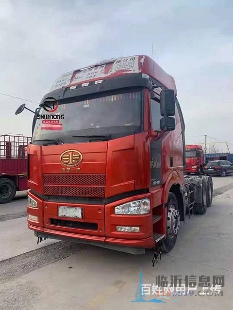 出售二手解放牽引車，雙驅(qū)輕體，460馬力，國五，
