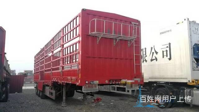 處理一臺二手13米花籃半掛車 整車高強版 輕量化