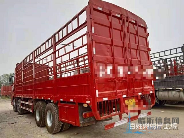 二手19年的載貨車解放JH6前四后八高欄國五