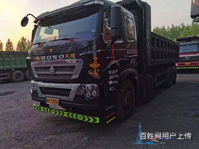 轉(zhuǎn)讓14年國(guó)4排放豪沃重皮前四后八，貨箱7米6