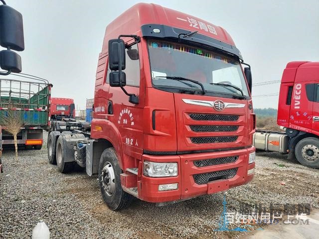 430馬力二手解放天威牽引車 雙驅(qū)輕體 國五可分期