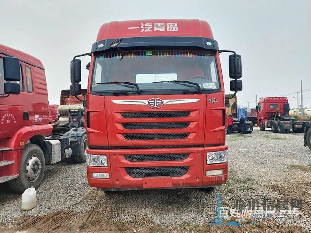 430馬力二手解放天威牽引車 雙驅(qū)輕體 國五可分期