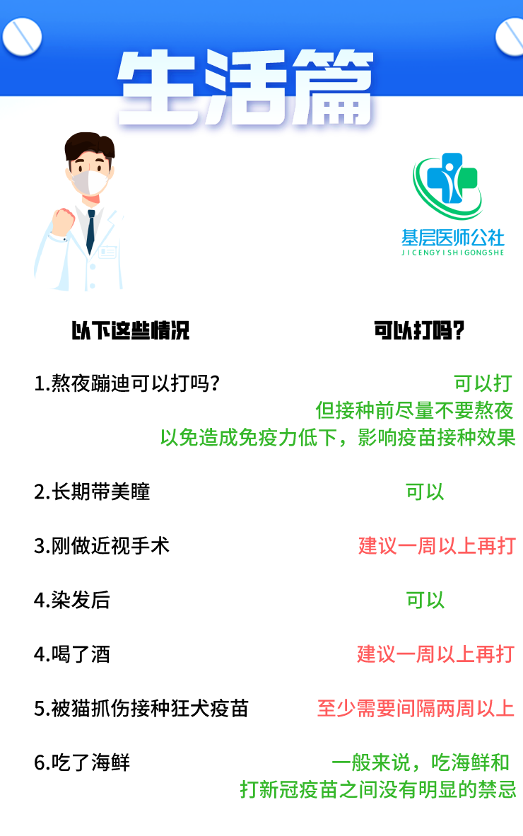 最新版！疫苗接種禁忌，快收藏