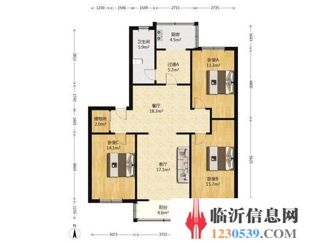 只此一套 錯(cuò)過(guò)再無(wú) 市政供暖 三室 翠湖嘉園 南北通透