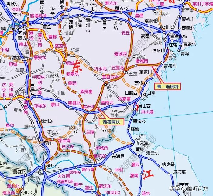 臨沂坐高鐵經(jīng)濰坊到青島！青島至京滬高速輔助通道鐵路環(huán)評(píng)公示！