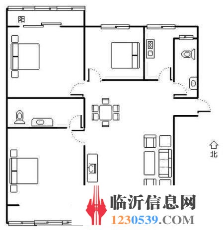 開(kāi)元上城 洋房 三室兩衛(wèi) 證過(guò)二 143平 僅售100萬(wàn)